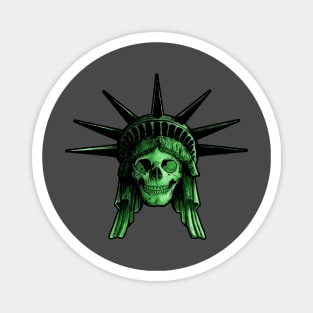 Statue of Liberty Skull Magnet